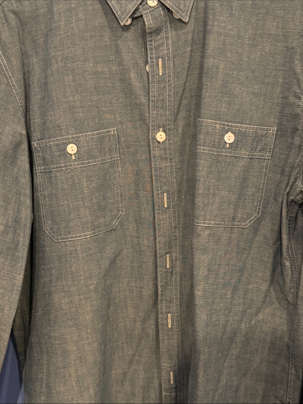 J.Crew Chambray Shirt - Picture 2 of 4